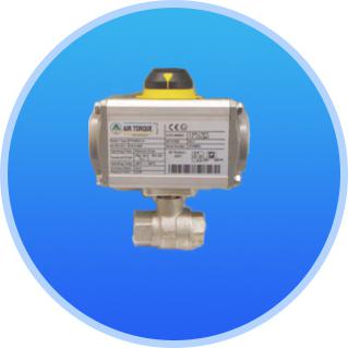 3PC 气动内螺纹球阀